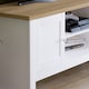 image 5 of Vida Designs Arlington 2 Door TV Unit Shaker Entertainment Storage, White & Oak | White | White & Oak | 1