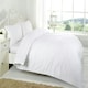image 1 of Egyptian Cotton Duvet Cover Set 200 Thread Count - Double - White