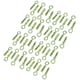 image 1 of 8mm Close Hook Anchor Eye Bolt Rawl Expansion Bolts Shield Wall 48 Pack