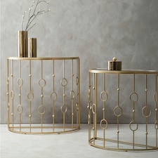 Interiors by Premier Sleek And Sturdy Art Deco Console Tables, Durable Hallway Table, Easily Maintained Modern Console Table Gold