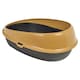 image 5 of Oval Cat Litter Tray Box with Rim | Yellow | 1