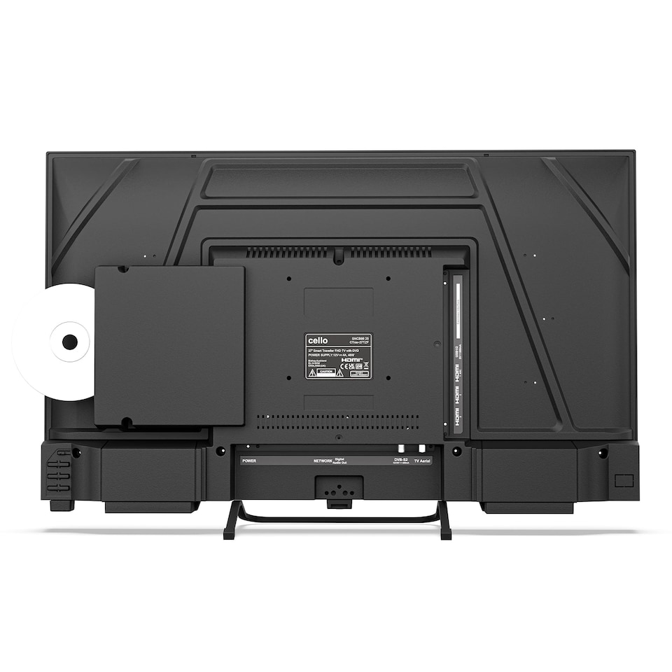 image 1 of Cello 27 inch Smart Samsung Plus 12-Volt Traveller TV with DVD Player | Black | Black | 27" | 1