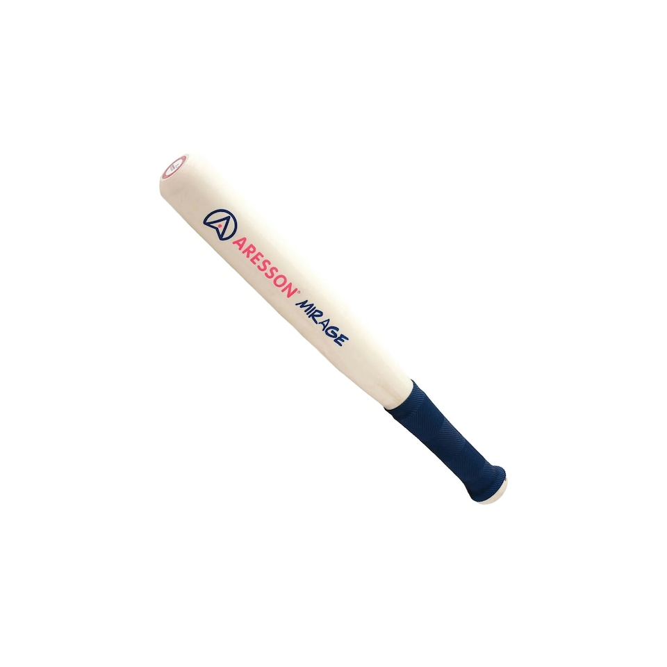image 1 of Aresson Mirage Rounders Bat - Cream/Blue - 18in
