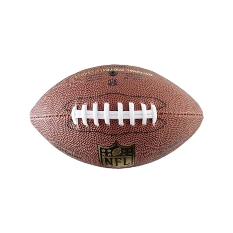 image 1 of Wilson Men's Nfl Football Duke Replica, Brown, Micro