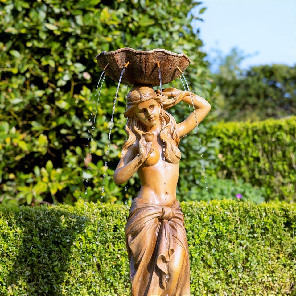 image 1 of Naiades Figurine & Surround Water Feature 119cm