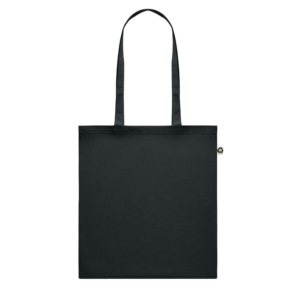 image 1 of MidOcean Zoco Colour Recycled Cotton Shopper Bag - Black - One Size Black