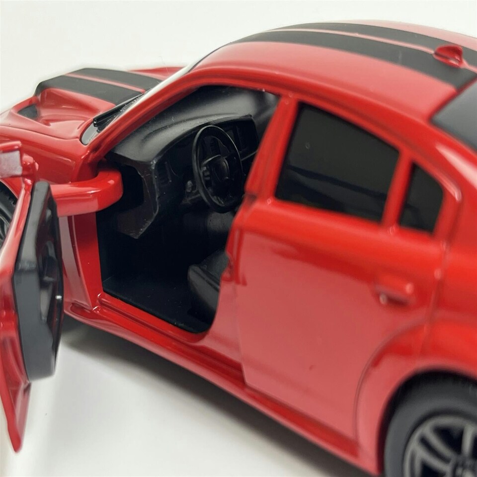 image 1 of Dodge Charger Red LHD Pull and Go 1:36 Scale Tayumo 36145215