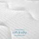 image 5 of Snuggledown Luxurious Hotel Temperature Control Mattress Topper, Medium Support, Single White | Single