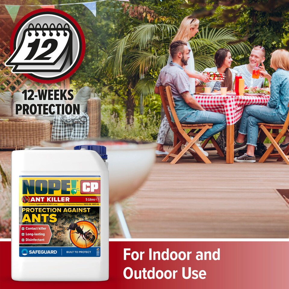 image 1 of NOPE CP Ant Killer (5 Litre) Effective Ant Control - Fast-Acting and Long-Lasting for Indoor & Outdoor use.