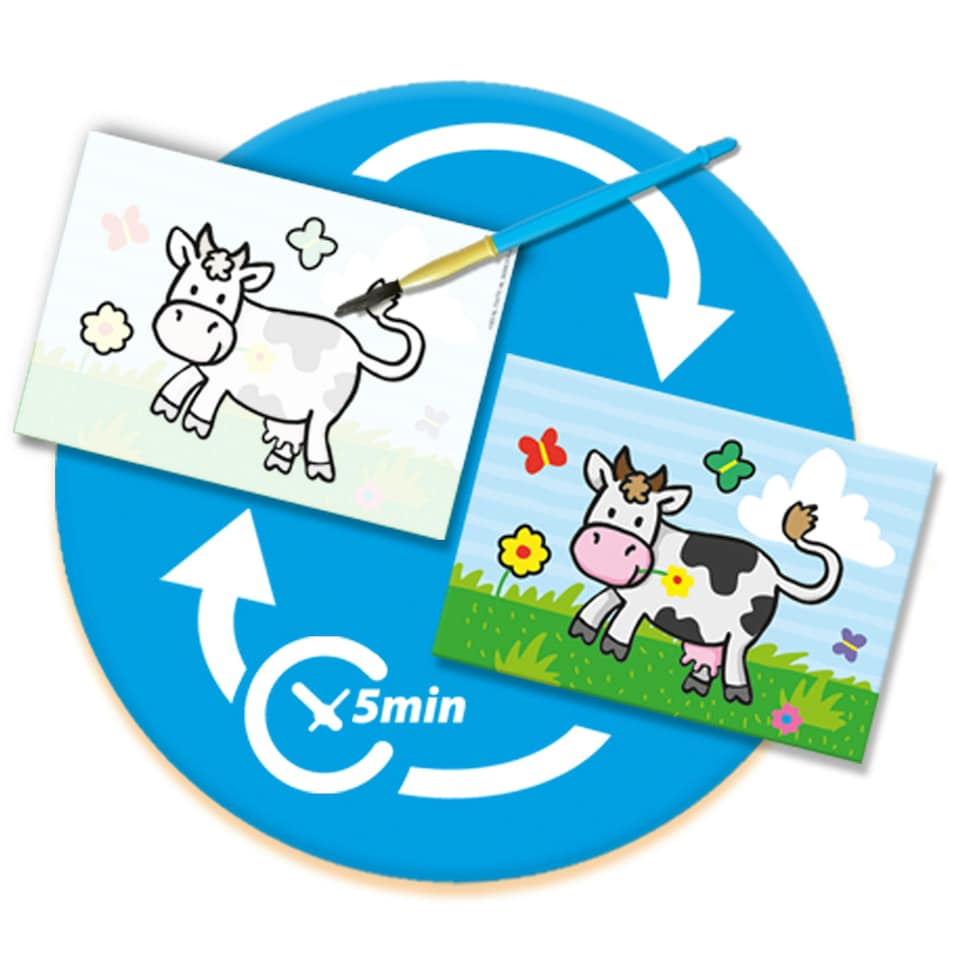 image 1 of SES Creative Farm Animals Colouring With Water