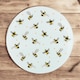 image 2 of Scattered Bees Round Worktop Protector - Textured Glass Chopping Board