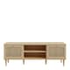 image 2 of Calasetta 2 Door 1 Shelf TV Unit in Rattan