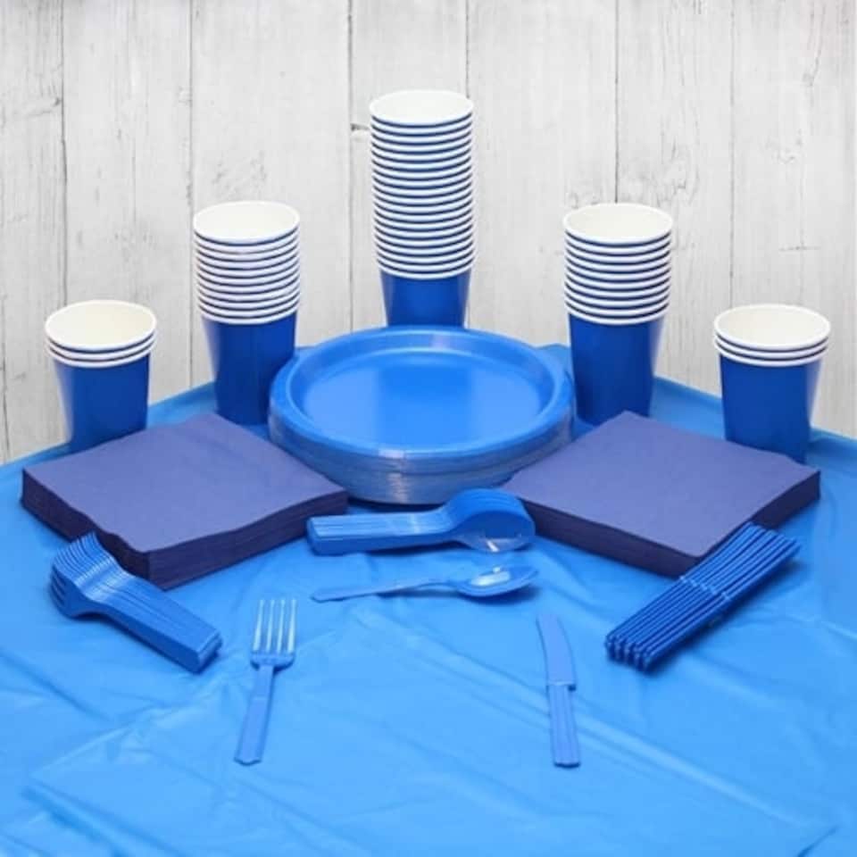 Royal Blue 56 Person Party Pack