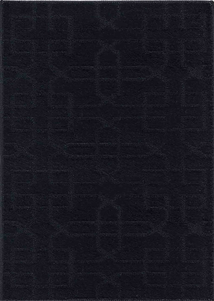 image 1 of Ivy Washable Cubed Trellis Design Anti Slip Doormats -