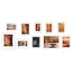 image 5 of 10 Pc Modern Photo Frame Set Wall Mountable and Freestanding Gallery | White | White | Not provided