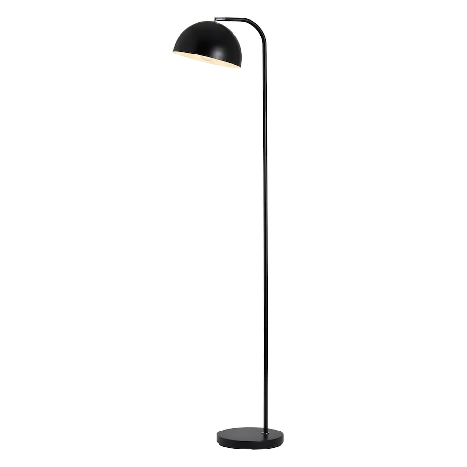 image 1 of BHS Travis Arc Floor Lamp, Matte Black