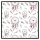 image 1 of Dreamcatcher and feather pattern (Picutre Frame) Black | XL