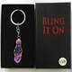 image 3 of Bling Keyring High Heel Pink Diamante Shoe