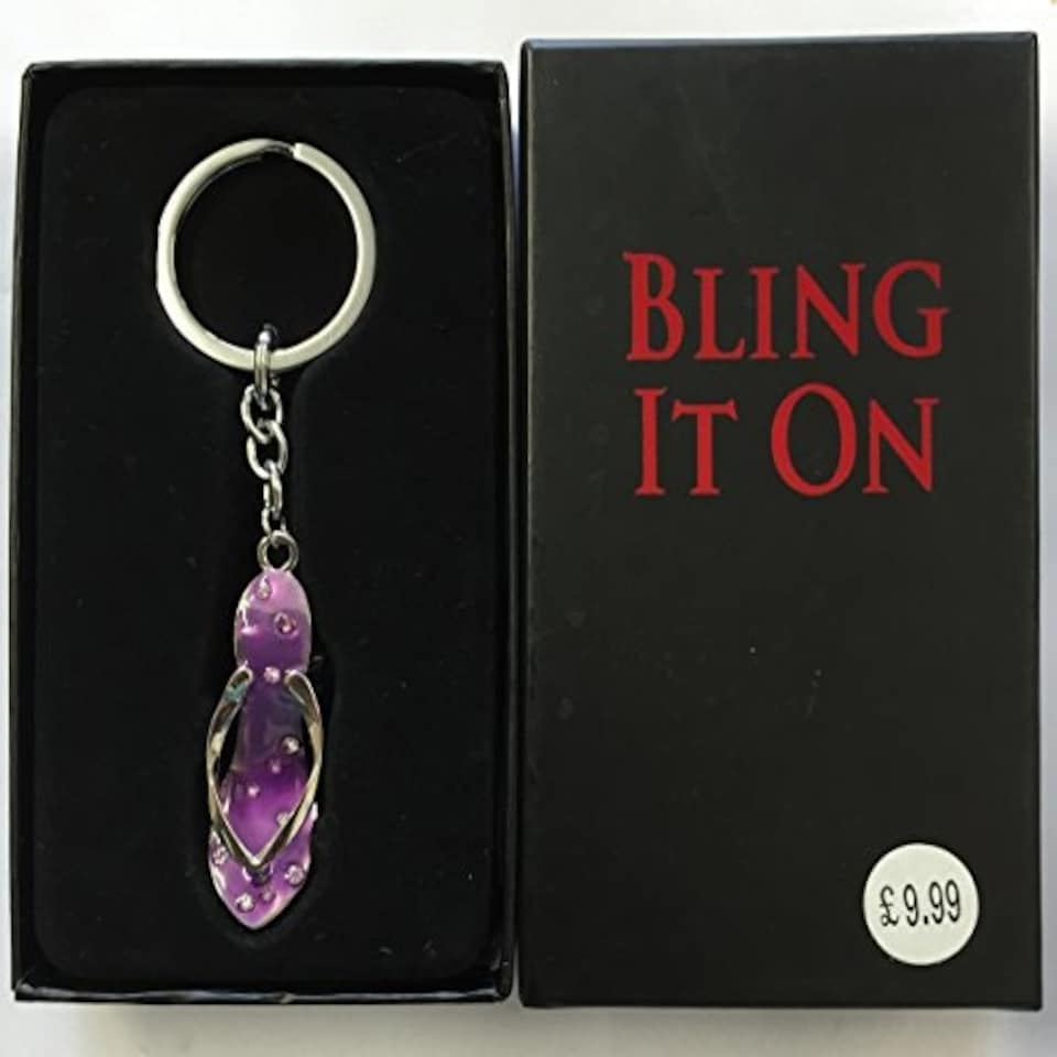 image 1 of Bling Keyring High Heel Pink Diamante Shoe
