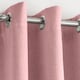 image 3 of Enhanced Living Vogue Blush Pink 90 x 54 inch (229x137cm) Eyelet Thermal Noise reducing Dim Out Curtains (PAIR)