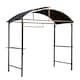 image 1 of Outsunny Metal Smoking Gazebo Marquee Garden Patio BBQ Tent Grill Canopy Awning Shelter  Coffee