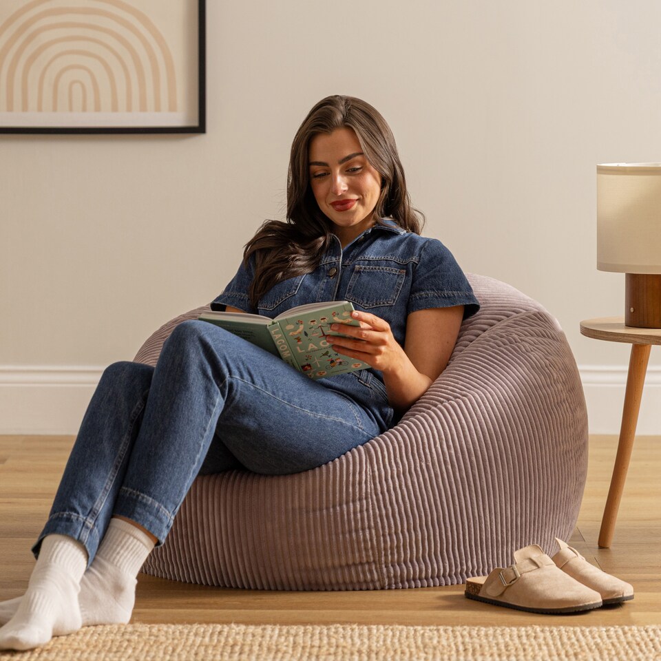 image 1 of Kingston Beanbag Corduroy Purple | Purple | Lavender Purple | XL | 1