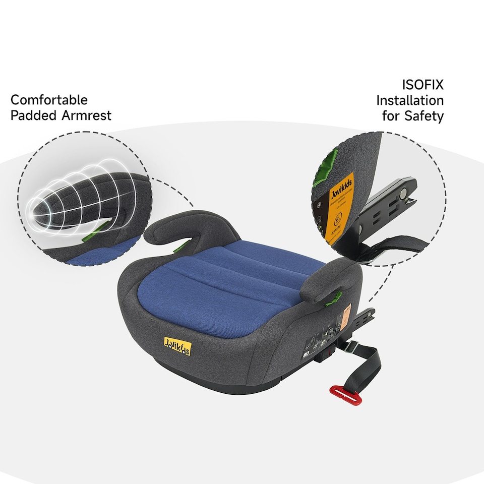image 1 of JoviKids Ohho Isofix Booster - Blue