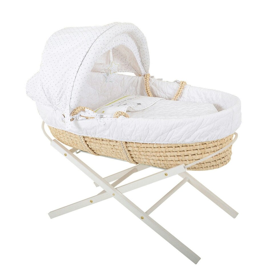 image 1 of East Coast Nursery Moses Basket Stand White