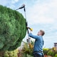 image 7 of VonHaus Cordless Pole Hedge Trimmer with 2 x 20V Batteries