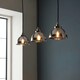 image 2 of Caspa Bar Pendant Ceiling Lamp, Bright Nickel Plate, Mirrored Glass