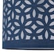 image 6 of Set of 2 Navy Blue Laser Cut 15.5cm Table Lamp Shades Blue