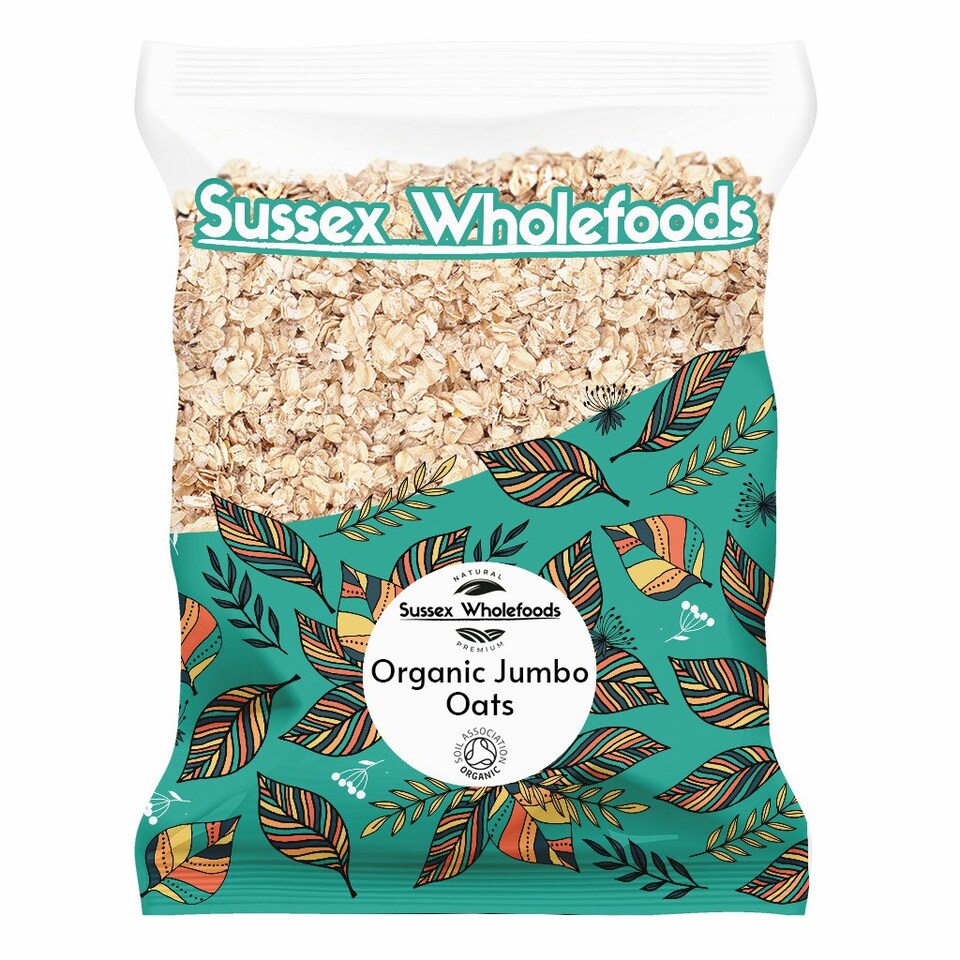 image 1 of Organic Jumbo Oats 1kg (Sussex Wholefoods)