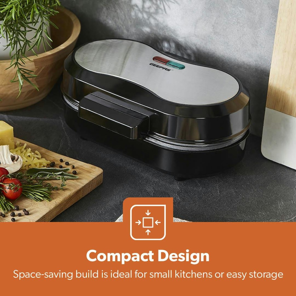 image 1 of GEEPAS Dual Omelette Maker XL