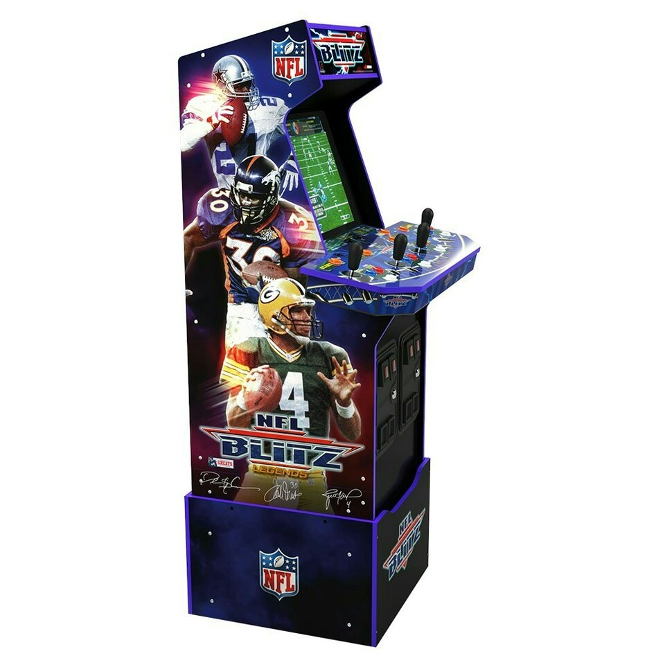 image 1 of Arcade 1Up - NFL Blitz 3-in-1 Wifi Enabled Arcade Machine Multi