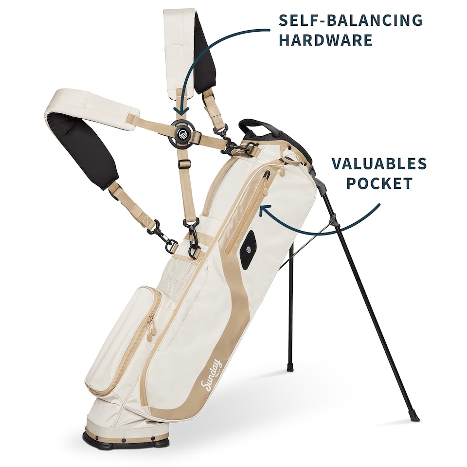 image 1 of El Camino Golf Bag - Toasted Almond