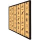 image 2 of Eye of horus, pharaoh, flowers, pyramid, bird, ankh (Picture Frame) Black | S
