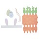 image 3 of Easter DIY Carrot Cracker Set - Pack of 6