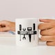 image 3 of Personalised Tool Bench Mug White