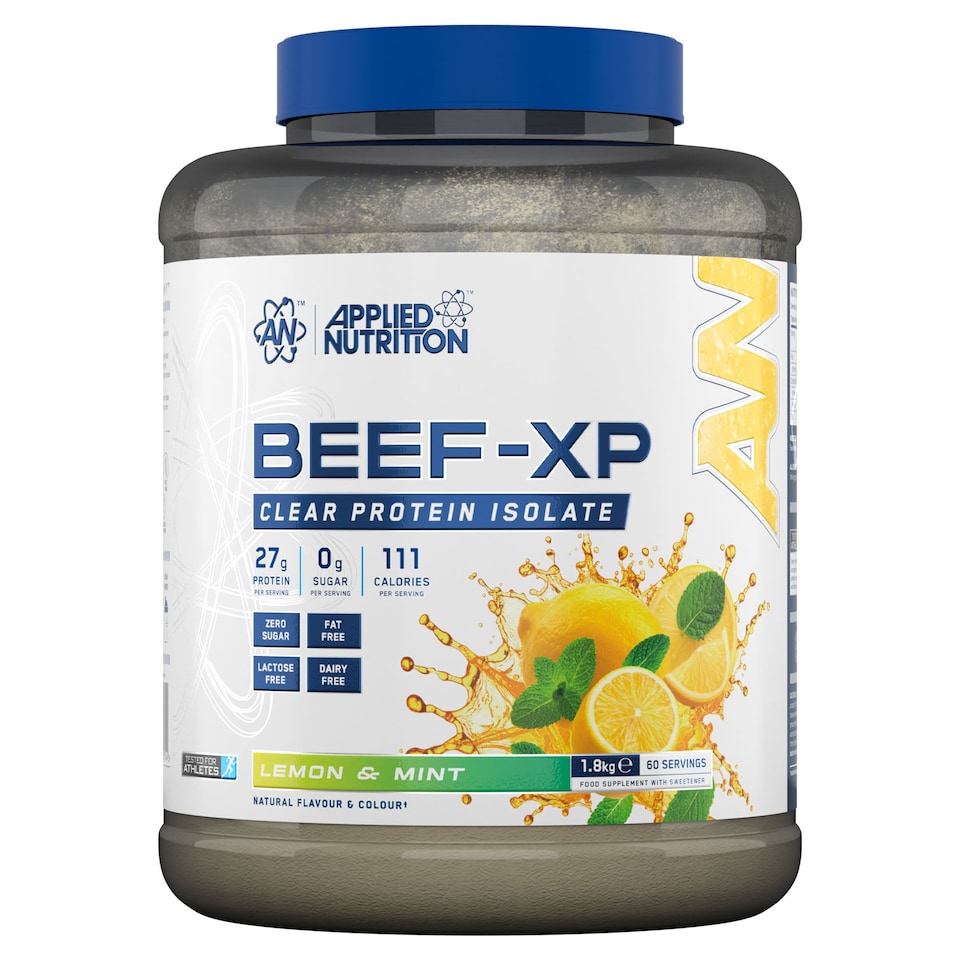 image 1 of Applied Nutrition Beef-XP Clear Protein Isolate Powder - Lemon & Mint - 60 Servings