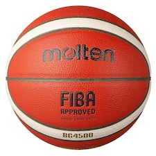 Molten 4500 Premium Leather Basketball - Tan/White - 7