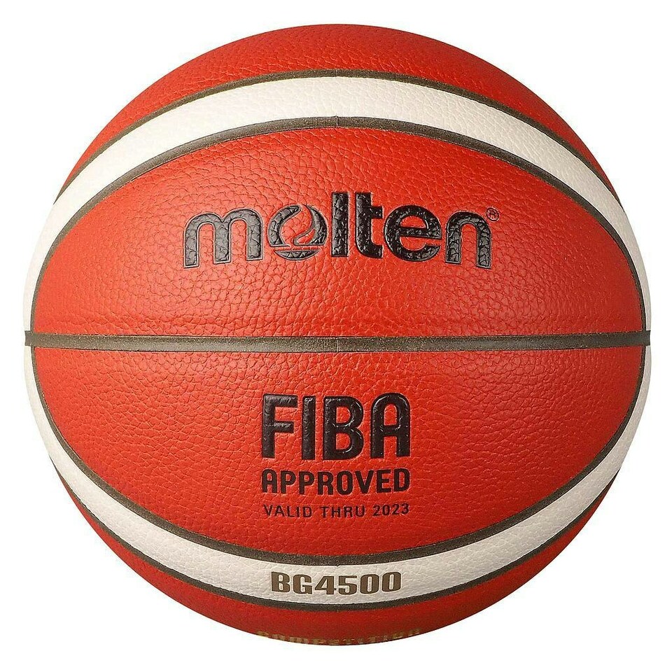 image 1 of Molten 4500 Premium Leather Basketball - Tan/White - 7