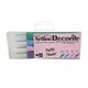image 2 of Artline Decroite Brush Markers Pastel Colours 4 Pack