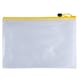 image 6 of Pack of 12 A4 Yellow PVC Mesh Zip Bags