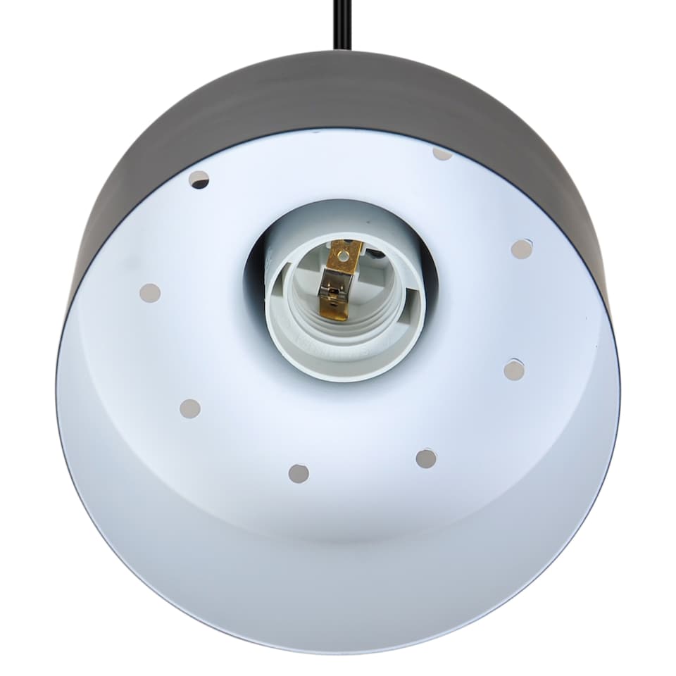 image 1 of Nordlux Matis Indoor Pendant Light Black Metal E27 On-Fixture Switch - Mains Powered, IP20