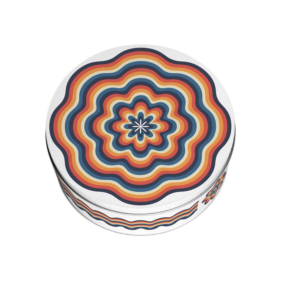 image 1 of Retro Waves Small Cake Tin