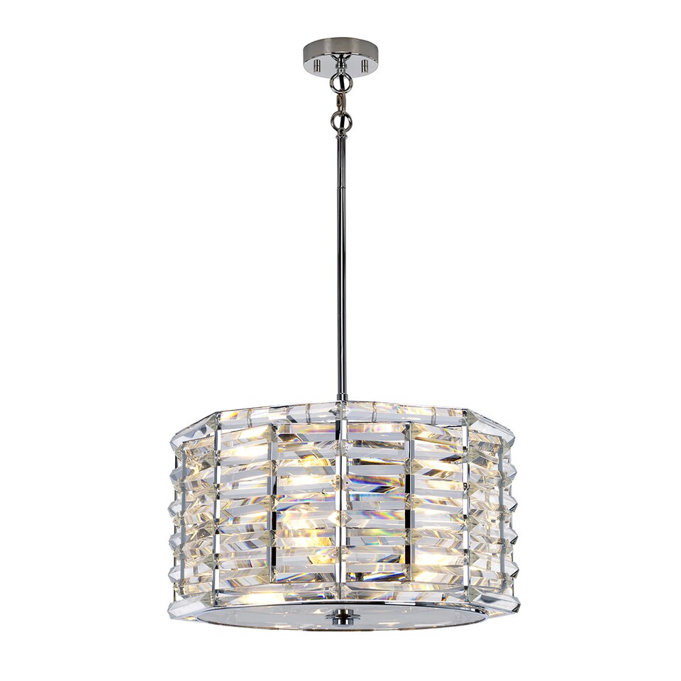 image 1 of Shoal 4 Light Pendant, Polished Nickel, E27