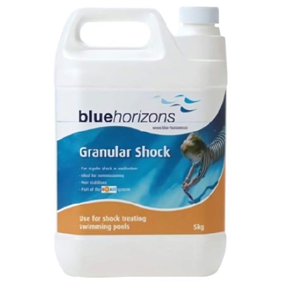 Blue Horizons - Granular Shock 4 X 5kg kills algae stabiliser free