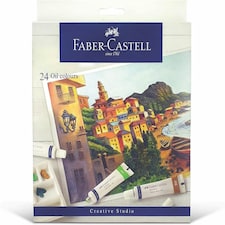 Oil Colours - Cardboard Box of 24 - Faber-Castell - FC379524 Multi