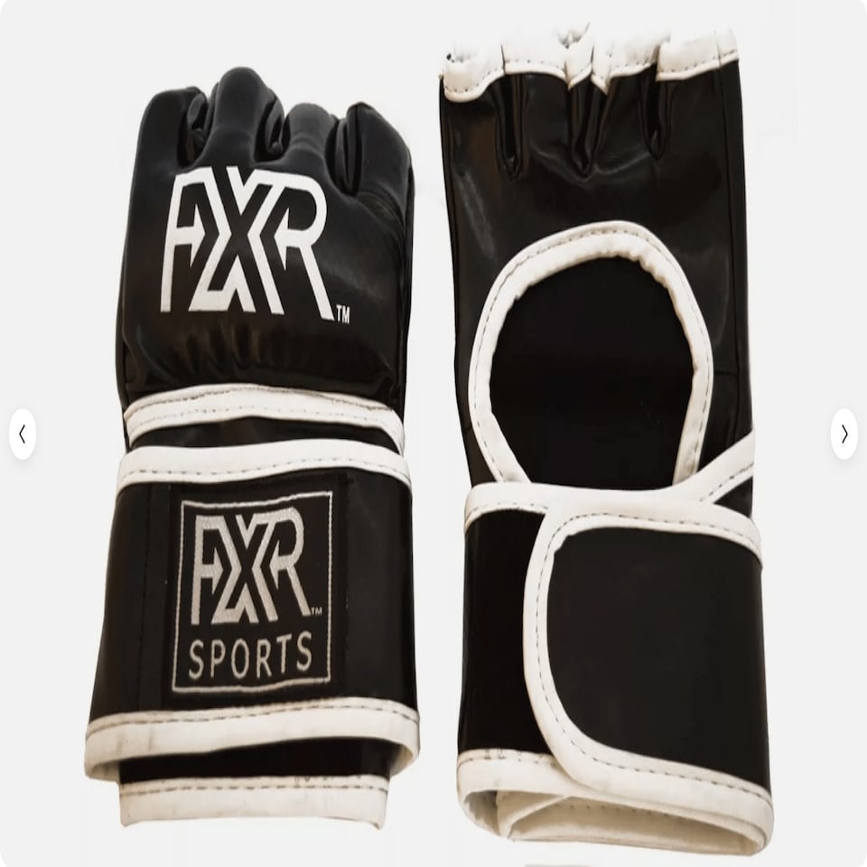 image 1 of Muay Thai Fight Gloves Black | Large