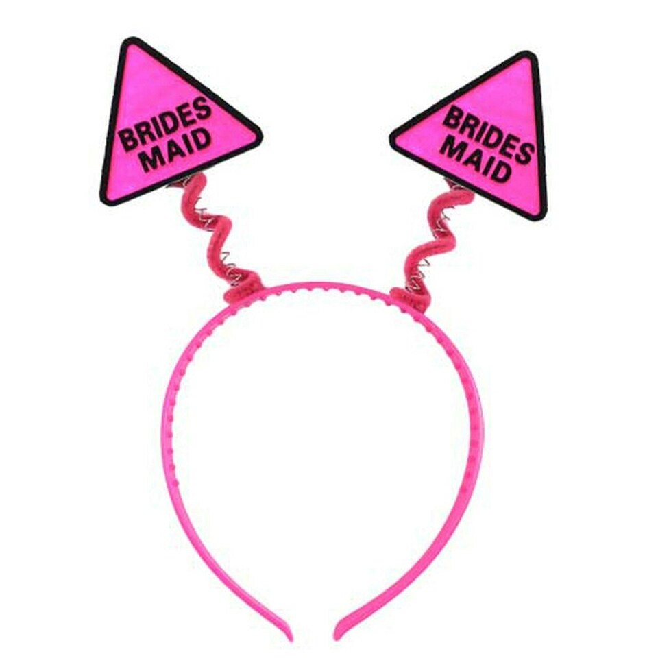 image 1 of HEAD BOPPER HOT PINK BRIDESMAID